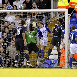Joleon Lescott Scores First Goal for Everton Against Birmingham City (BPL 2008)