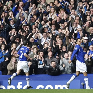 Joleon Lescott Scores His Second Goal: Everton's Victory Over Stoke City (08/09 Season)