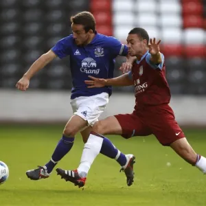 Jose Baxter vs. Aston Villa: Everton's Star Midfielder Faces Off in Barclays Premier Reserve League at Halton Stadium