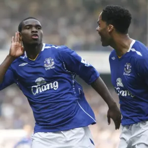 Joseph Yobo's Double: Everton's Second Goal vs. Portsmouth in FA Barclays Premiership (5/5/07) Joseph Yobo's Double: Everton's Second Goal vs. Portsmouth in FA Barclays Premiership (5/5/07)