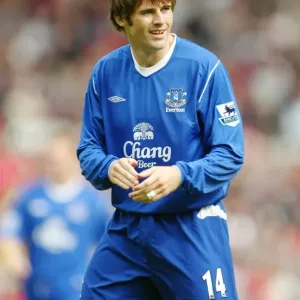 Kevin Kilbane in Action Print - Everton vs Manchester United Kevin Kilbane in Action Print - Everton vs Manchester United
