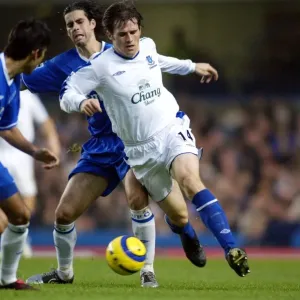 Kevin Kilbane beats Tiago Print (Everton FC) Kevin Kilbane beats Tiago Print (Everton FC)