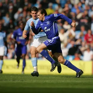 Kevin Kilbane Print: Everton FC vs Manchester City Kevin Kilbane Print: Everton FC vs Manchester City