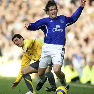 Kevin Kilbane Fouled Print - Everton FC Kevin Kilbane Fouled Print - Everton FC
