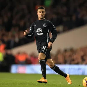 Kevin Mirallas in Action: Everton vs. Tottenham Hotspur, Premier League - White Hart Lane