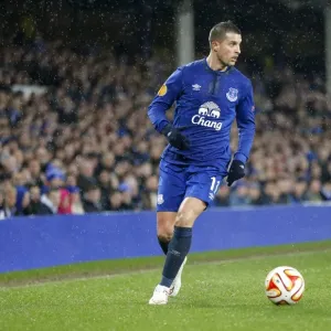 Kevin Mirallas Scores in Everton's Europa League Round of 16 First Leg Win Against Dynamo Kiev at Goodison Park Kevin Mirallas Scores in Everton's Europa League Round of 16 First Leg Win Against Dynamo Kiev at Goodison Park