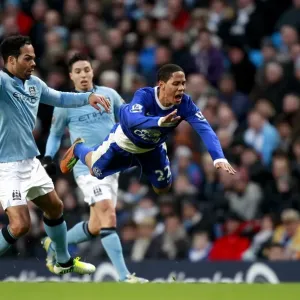 Lecott vs. Pienaar: A Football Rivalry - Manchester City vs. Everton, Barclays Premier League (1-1)