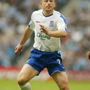 Lee Carsley in Action for Everton vs Manchester City, Barclays Premiership 2004 Lee Carsley in Action for Everton vs Manchester City, Barclays Premiership 2004