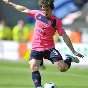 Leighton Baines Print: 2011 Barclays Premier League Action Photo Leighton Baines Print: 2011 Barclays Premier League Action Photo
