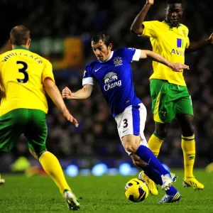 Leighton Baines in Action: Everton vs. Norwich City - A Draw at Goodison Park (Barclays Premier League, November 24, 2012) Leighton Baines in Action: Everton vs. Norwich City - A Draw at Goodison Park (Barclays Premier League, November 24, 2012)