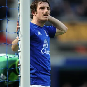 Leighton Baines in Action: Everton vs Aston Villa, Barclays Premier League (04 April 2011) Leighton Baines in Action: Everton vs Aston Villa, Barclays Premier League (04 April 2011)