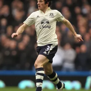 Leighton Baines: FA Cup Battle at Stamford Bridge (19 February 2011) vs. Chelsea