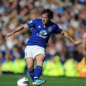 Leighton Baines at Goodison Park: Everton vs Wigan Athletic, Barclays Premier League (September 17, 2011) Leighton Baines at Goodison Park: Everton vs Wigan Athletic, Barclays Premier League (September 17, 2011)