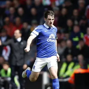 Leighton Baines Print: Everton's Victory Over Southampton Leighton Baines Print: Everton's Victory Over Southampton