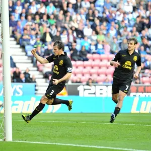 Leighton Baines Saves the Day: Dramatic Penalty Secures 2-2 Draw for Everton against Wigan Athletic (Barclays Premier League, October 6, 2012) Leighton Baines Saves the Day: Dramatic Penalty Secures 2-2 Draw for Everton against Wigan Athletic (Barclays Premier League, October 6, 2012)