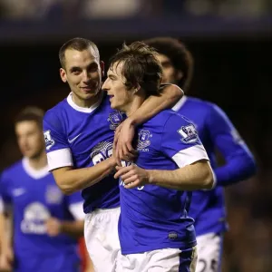 Leighton Baines Scores Game-Winning Penalty: Everton Secures 2-1 Victory Over West Bromwich Albion (January 30, 2013, Goodison Park) Leighton Baines Scores Game-Winning Penalty: Everton Secures 2-1 Victory Over West Bromwich Albion (January 30, 2013, Goodison Park)