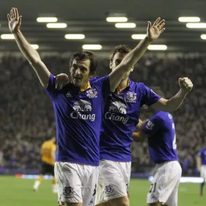 Leighton Baines Scores Penalty, Doubles Everton's Lead Against Wolverhampton Wanderers (19 November 2011) Leighton Baines Scores Penalty, Doubles Everton's Lead Against Wolverhampton Wanderers (19 November 2011)