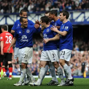 Leighton Baines Scores Penalty: Everton Doubles Lead Against Blackburn Rovers (16 April 2011) Leighton Baines Scores Penalty: Everton Doubles Lead Against Blackburn Rovers (16 April 2011)
