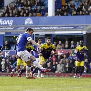 Leighton Baines Scores Penalty Print Leighton Baines Scores Penalty Print