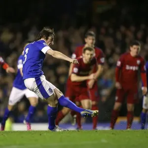 Leighton Baines Scores Penalty: Everton's Second Goal Against West Bromwich Albion (30-01-2013) Leighton Baines Scores Penalty: Everton's Second Goal Against West Bromwich Albion (30-01-2013)