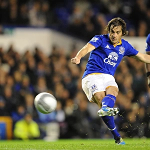 Leighton Baines vs. West Bromwich Albion: Everton's Carling Cup Showdown at Goodison Park (September 21, 2011)