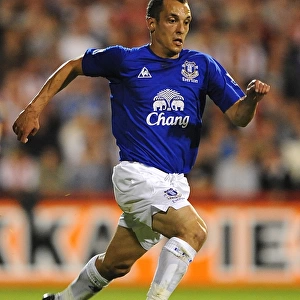 Leon Osman in Action: Everton vs. Brentford, Carling Cup Third Round, 21 September 2010