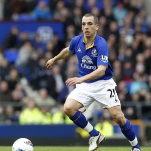 Leon Osman in Action: Everton vs Sunderland at Goodison Park (April 9, 2012) Leon Osman in Action: Everton vs Sunderland at Goodison Park (April 9, 2012)