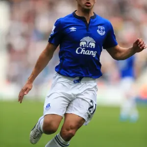 Leon Osman at The Hawthorns: Everton's Battle against West Bromwich Albion, Barclays Premier League Leon Osman at The Hawthorns: Everton's Battle against West Bromwich Albion, Barclays Premier League