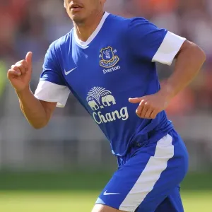 Leon Osman at Keith Southern's Testimonial: Everton vs. Blackpool at Bloomfield Road Leon Osman at Keith Southern's Testimonial: Everton vs. Blackpool at Bloomfield Road
