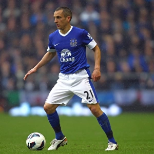 Leon Osman Scores the Winning Goal: Everton's 2-0 Victory Over West Ham United (BPL, May 12, 2013)