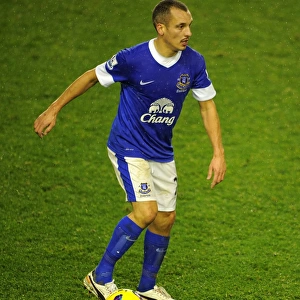Leon Osman Shines in Draw: Everton vs Norwich City at Goodison Park (24-11-2012)