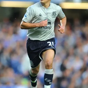 Leon Osman at Stamford Bridge: Everton vs. Chelsea Showdown, Premier League (15 October 2011) Leon Osman at Stamford Bridge: Everton vs. Chelsea Showdown, Premier League (15 October 2011)