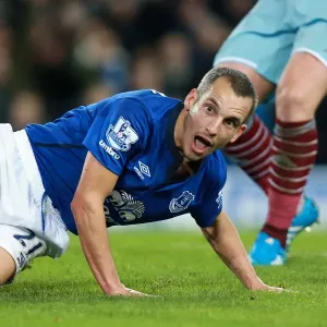 Leon Osman's Emotional Reaction to Scoring Everton's Second Goal vs. West Ham United
