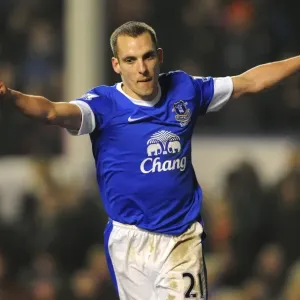 Leon Osman's Triple: Everton FA Cup Victory Print Leon Osman's Triple: Everton FA Cup Victory Print