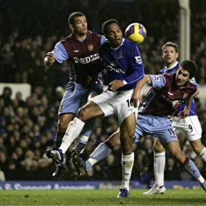 Lescott in Action: Everton vs Aston Villa, FA Premiership, 11/11/06