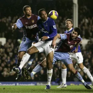 Lescott in Action: Everton vs Aston Villa, FA Premiership, 11/11/06 Lescott in Action: Everton vs Aston Villa, FA Premiership, 11/11/06