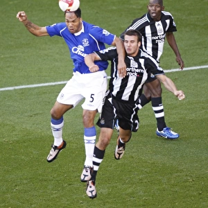 Lescott vs Taylor and Geremi: Everton vs Newcastle United Clash (08/09)