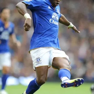 Louis Saha in Action: Everton vs Queens Park Rangers, Barclays Premier League (2011), Goodison Park Louis Saha in Action: Everton vs Queens Park Rangers, Barclays Premier League (2011), Goodison Park
