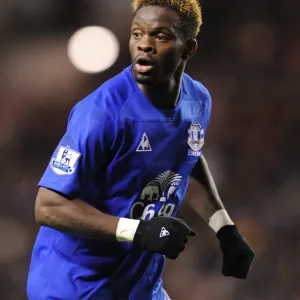 Louis Saha in Everton Kit Louis Saha in Everton Kit