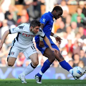 Louis Saha Scores Everton's Second Goal vs. Fulham (October 23, 2011)