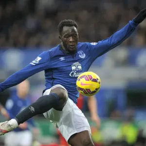 Lukaku in Action: Everton vs Leicester City at Goodison Park, Barclays Premier League Lukaku in Action: Everton vs Leicester City at Goodison Park, Barclays Premier League