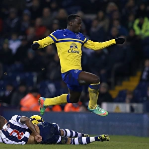 Lukaku Soars Over Reid: Everton vs. West Bromwich Albion, 20-01-2014