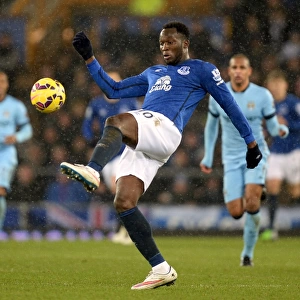 Lukaku's Battle at Goodison Park: Everton vs Manchester City - Barclays Premier League