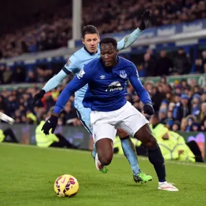 Print of Lukaku's Escape at Goodison Park Print of Lukaku's Escape at Goodison Park