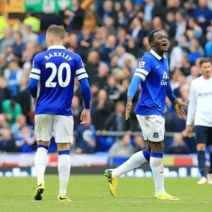 Lukaku's Strike Print: Everton vs Manchester City Lukaku's Strike Print: Everton vs Manchester City