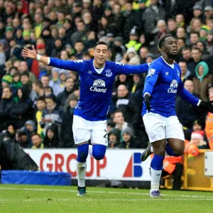 Lukaku's Strike: Everton's First Goal Against Norwich City in Premier League Lukaku's Strike: Everton's First Goal Against Norwich City in Premier League