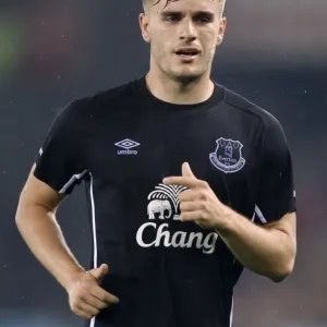 Everton FC Print: Luke Garbutt in Action Everton FC Print: Luke Garbutt in Action