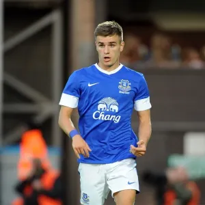 Luke Garbutt in Action: Everton's Pre-Season Friendly at Tannadice Park Against Dundee United