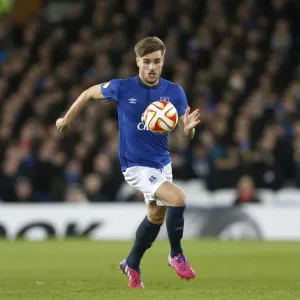 Luke Garbutt in Europa League Action: Everton vs BSC Young Boys at Goodison Park Luke Garbutt in Europa League Action: Everton vs BSC Young Boys at Goodison Park
