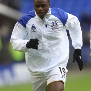 Magaye Gueye Scores the Fifth Round FA Cup Goal for Everton at Goodison Park vs. Blackpool Magaye Gueye Scores the Fifth Round FA Cup Goal for Everton at Goodison Park vs. Blackpool